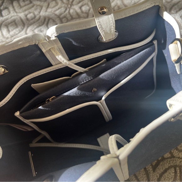 Kate Spade Sam Canvas Plunge medium satchel - Picture 6 of 7